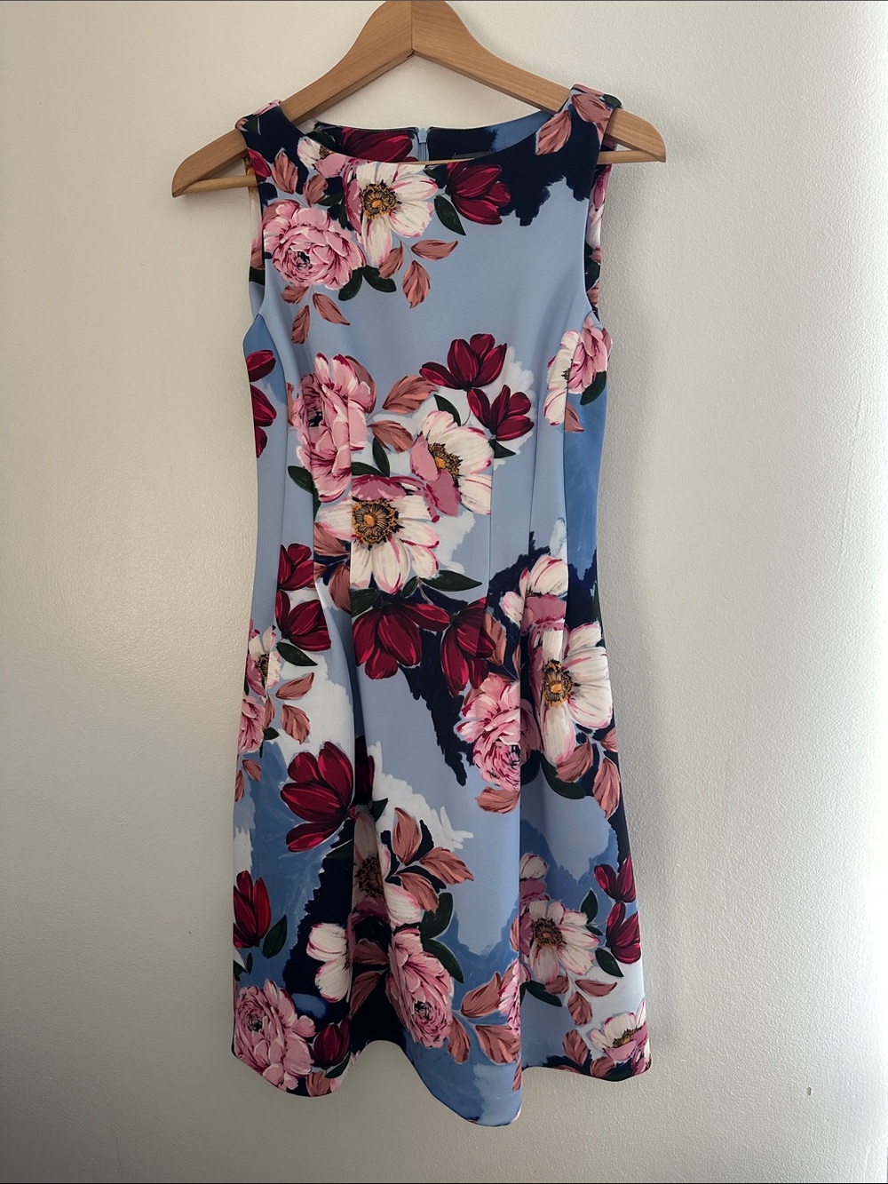 Vince Camuto Floral Sleeveless A-Line Dress - size 2